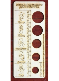 Деревянное мерило мужского достоинства - Дарим красиво - купить с доставкой в Керчи