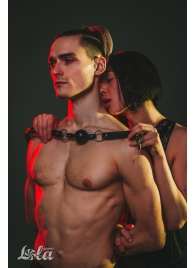 Черный кляп Love Addict на замочке - Lola Games - купить с доставкой в Керчи