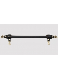 Черная распорка для ног Bound to You Faux Leather Spreader Bar - 50,8 см. - Fifty Shades of Grey - купить с доставкой в Керчи