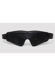 Черная плотная маска на глаза Bound to You Faux Leather Blindfold - Fifty Shades of Grey - купить с доставкой в Керчи