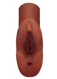 Коричневый мастурбатор Perfect Pussy Double Stroker - Pipedream - в Керчи купить с доставкой