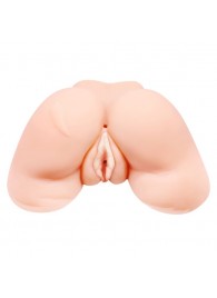 Телесная вибровагина Julie с 2 рабочими отверстиями - Baile - в Керчи купить с доставкой