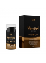 Жидкий интимный гель с эффектом вибрации Vibration! Coffee - 15 мл. - INTT - купить с доставкой в Керчи