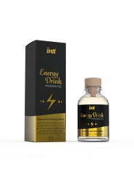 Массажный гель с согревающим эффектом Energy Drink - 30 мл. - INTT - купить с доставкой в Керчи