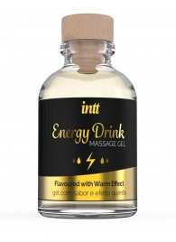 Массажный гель с согревающим эффектом Energy Drink - 30 мл. - INTT - купить с доставкой в Керчи
