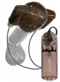 Дымчатый вибростимулятор головки пениса Dual Vibrating Head Teaser - Pipedream - в Керчи купить с доставкой