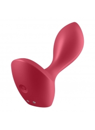 Красный вибромассажёр простаты Satisfyer Backdoor Lover - 14 см. - Satisfyer - в Керчи купить с доставкой
