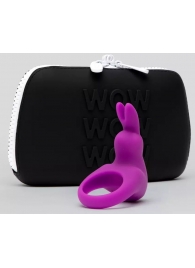 Фиолетовое эрекционное виброкольцо Happy Rabbit Cock Ring Kit - Happy Rabbit - в Керчи купить с доставкой
