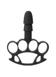 Кастет с штырьком для насадок Vac-U-Lock Knuckle Up - Doc Johnson - купить с доставкой в Керчи