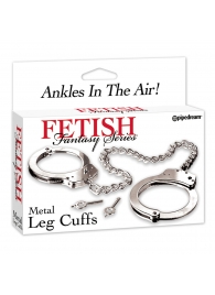 Металлические наручники Metal Leg Cuffs - Pipedream - купить с доставкой в Керчи