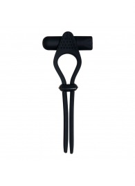 Черное эрекционное лассо с вибропулей Black Tie Affair - Zero Tolerance - в Керчи купить с доставкой