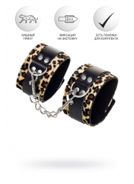 Наручники Anonymo с анималистическим принтом - ToyFa - купить с доставкой в Керчи