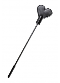 Черный стек со шлепком в форме сердца Anonymo - 35 см. - ToyFa - купить с доставкой в Керчи