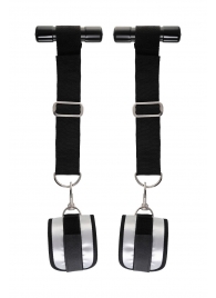 Черно-серебристые фиксаторы для рук на дверь Anonymo - ToyFa - купить с доставкой в Керчи