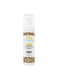 Разогревающее массажное масло с ароматом пина колада Gourmet Pina Colada - 50 мл. - Exsens - купить с доставкой в Керчи