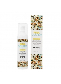 Разогревающее массажное масло с ароматом пина колада Gourmet Pina Colada - 50 мл. - Exsens - купить с доставкой в Керчи