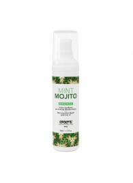 Разогревающее массажное масло с ароматом мохито Gourmet Mint Mojito - 50 мл. - Exsens - купить с доставкой в Керчи