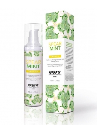 Разогревающее массажное масло Gourmet Spearmint Organic с органическими ингредиентами - 50 мл. - Exsens - купить с доставкой в Керчи