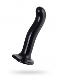 Черный стимулятор для пар P G-Spot Dildo Size M - 18 см. - Strap-on-me - в Керчи купить с доставкой