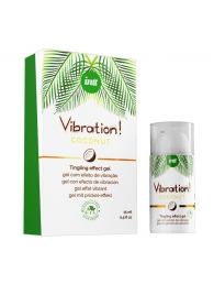 Возбуждающий гель с ароматом кокоса Vibration Coconut - 15 мл. - INTT - купить с доставкой в Керчи