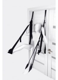 Черные секс-качели на дверь Anonymo №0505 - ToyFa - купить с доставкой в Керчи