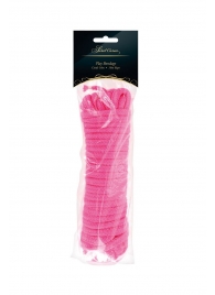 Розовая веревка для связывания Sweet Caress Rope - 10 метров - Sweet Caress - купить с доставкой в Керчи