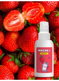 Универсальная смазка с ароматом клубники  Москва Вкусная  - 100 мл. - Москва - купить с доставкой в Керчи