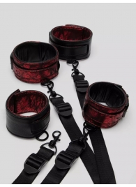 Изысканный набор фиксаций на кровати Reversible Under Mattress Restraint Set - Fifty Shades of Grey - купить с доставкой в Керчи