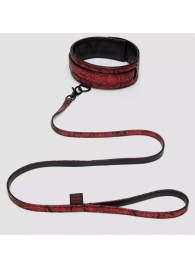 Стильный ошейник с поводком Reversible Faux Leather Collar and Lead - Fifty Shades of Grey - купить с доставкой в Керчи