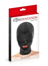 Сплошная маска на голову с прорезью для рта - Fetish Tentation - купить с доставкой в Керчи