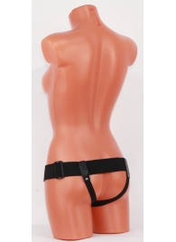 Универсальные черные трусики для страпона - БДСМ Арсенал - купить с доставкой в Керчи