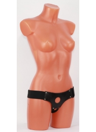 Универсальные черные трусики для страпона - БДСМ Арсенал - купить с доставкой в Керчи