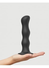 Черная насадка Strap-On-Me Dildo Geisha Balls size XL - Strap-on-me - купить с доставкой в Керчи
