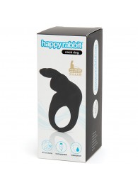 Черное эрекционное виброкольцо Happy Rabbit Rechargeable Rabbit Cock Ring - Happy Rabbit - в Керчи купить с доставкой