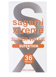 Ультратонкие презервативы Sagami Xtreme Superthin - 36 шт. - Sagami - купить с доставкой в Керчи