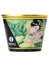 Массажная свеча Exotic Green Tea с ароматом зелёного чая - 170 мл. - Shunga - купить с доставкой в Керчи