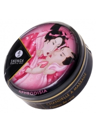 Массажная свеча Rose Petals с ароматом розы - 30 мл. - Shunga - купить с доставкой в Керчи