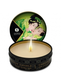 Массажная свеча Exotic Green Tea с ароматом зелёного чая - 30 мл. - Shunga - купить с доставкой в Керчи