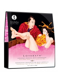 Соль для ванны Lovebath Dragon Fruit, превращающая воду в гель - 650 гр. - Shunga - купить с доставкой в Керчи