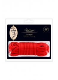 Красная веревка для фиксации - 10 м. - Sweet Caress - купить с доставкой в Керчи