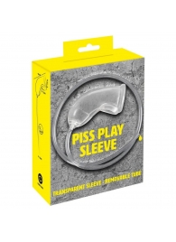 Прозрачная насадка на пенис Piss Play Sleeve для игр с мочеиспусканием - Orion - купить с доставкой в Керчи