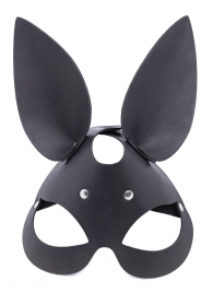 Черная гладкая маска  Зайка  с длинными ушками - Crazy Handmade - купить с доставкой в Керчи
