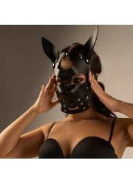 Черная маска  Собака  с ушками - Crazy Handmade - купить с доставкой в Керчи