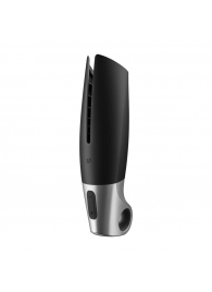Черный мастурбатор с вибрацией Power Masturbator - Satisfyer - в Керчи купить с доставкой