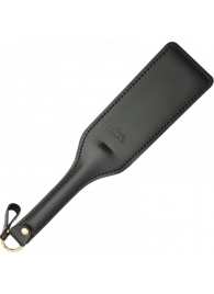 Черная кожаная шлепалка SitaBlack - 30 см. - Sitabella - купить с доставкой в Керчи