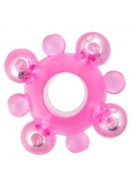 Эрекционное кольцо c бусинками - Toyfa Basic - в Керчи купить с доставкой