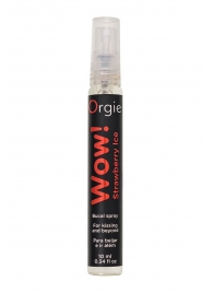 Оральный спрей ORGIE Wow! Strawberry Ice Blowjob Spray с охлаждающим и возбуждающим эффектом - 10 мл. - ORGIE - купить с доставкой в Керчи