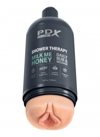 Телесный мастурбатор-вагина Shower Therapy Milk Me Honey - Pipedream - в Керчи купить с доставкой