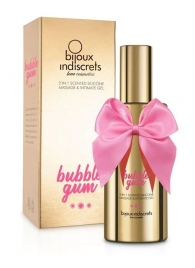 Гель с ароматом жвачки Bubblegum 2-in-1 Scented Silicone Massage And Intimate Gel - 100 мл. - Bijoux Indiscrets - купить с доставкой в Керчи