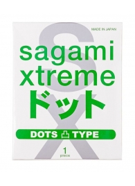 Презерватив Sagami Xtreme Type-E с точками - 1 шт. - Sagami - купить с доставкой в Керчи